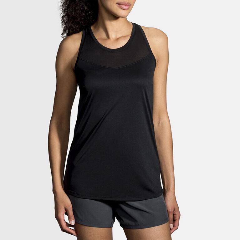 Brooks Stealth NZ - Women's Running Tank Top - Grey (31728-NKLB)